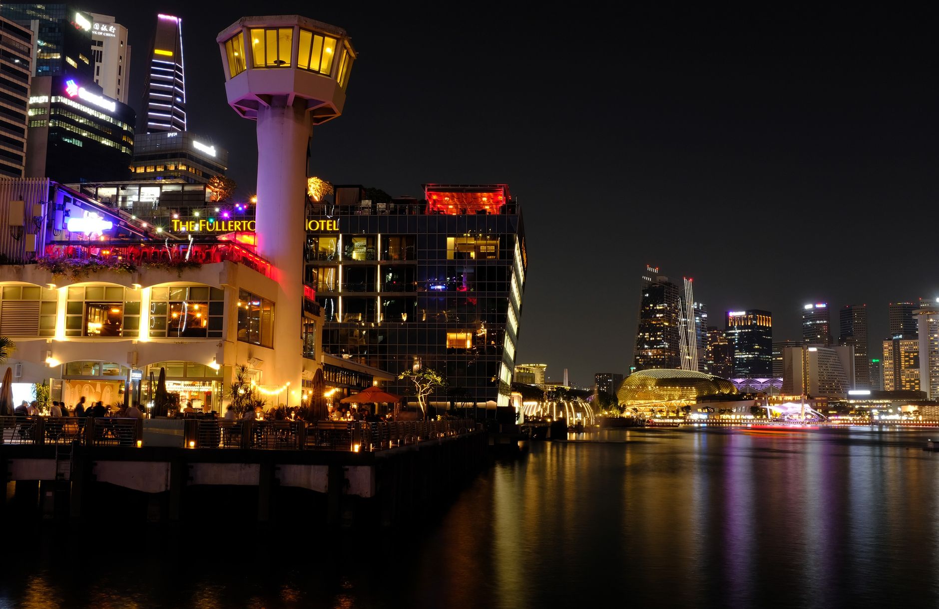 Local SEO in Fullerton, CA near Downtown Fullerton | OCWebPros. Stunning night view of Singapore skyline featuring The Fuller