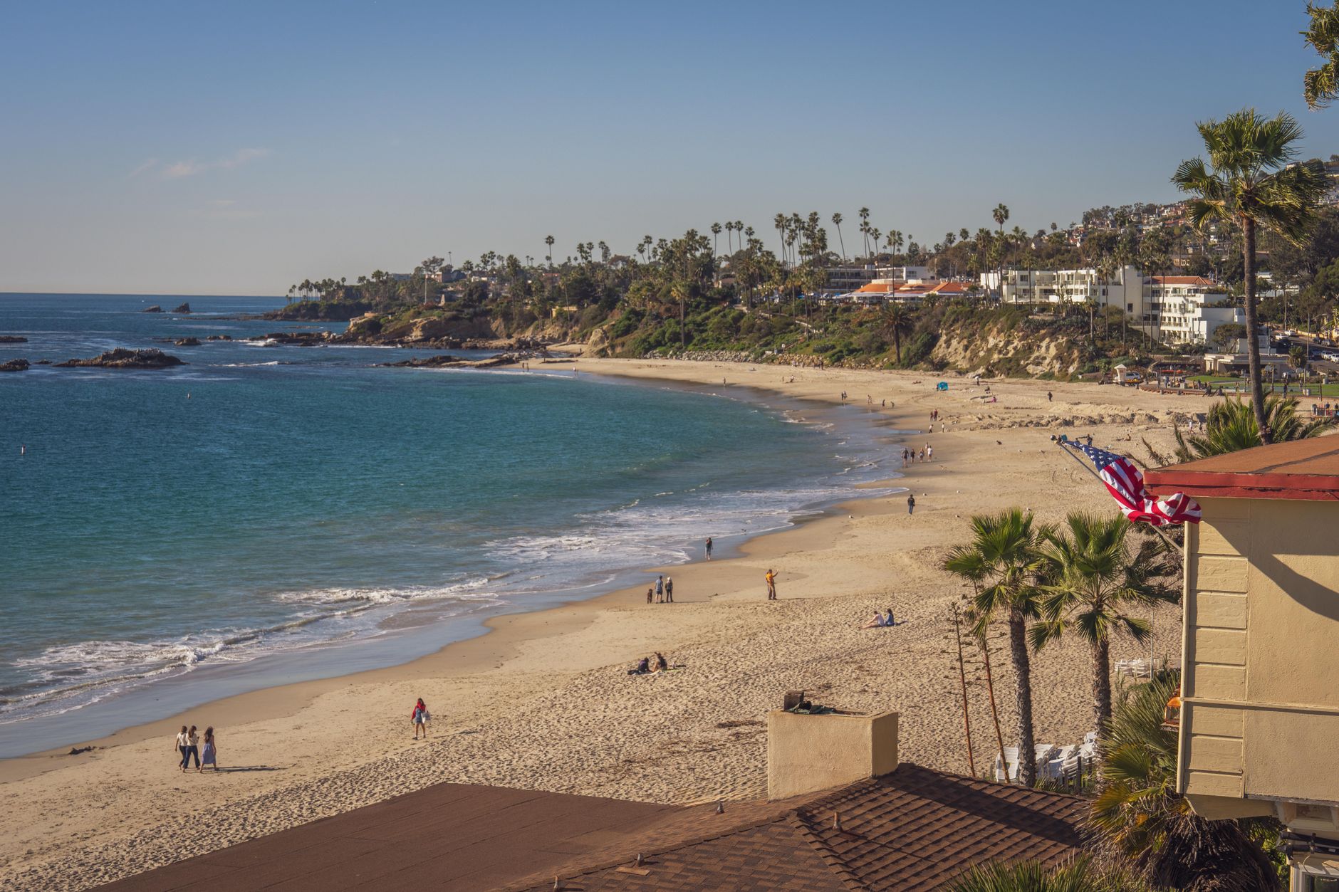 Local SEO in Laguna Beach, CA near Laguna Canyon & Festival of Arts | OCWebPros. Beautiful sunny day at Laguna Beach with pal