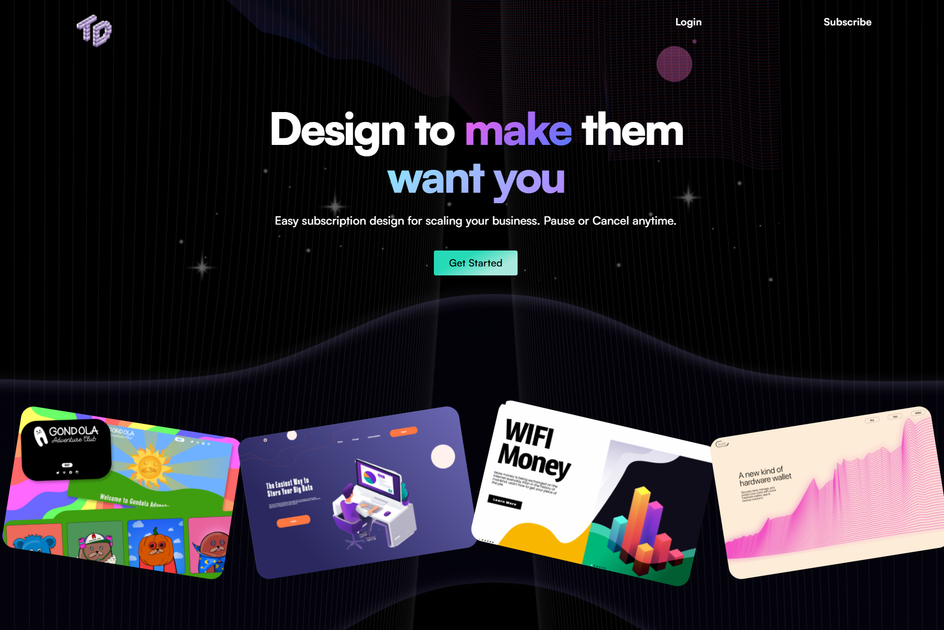 Tempting Design site preview